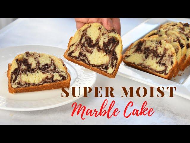 How to make Super Moist Vanilla & Chocolate Marble Cake