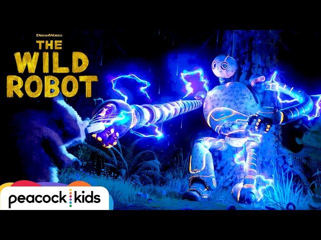 EXCLUSIVE CLIP: Raccoons Attack THE WILD ROBOT! (New DreamWorks Movie)