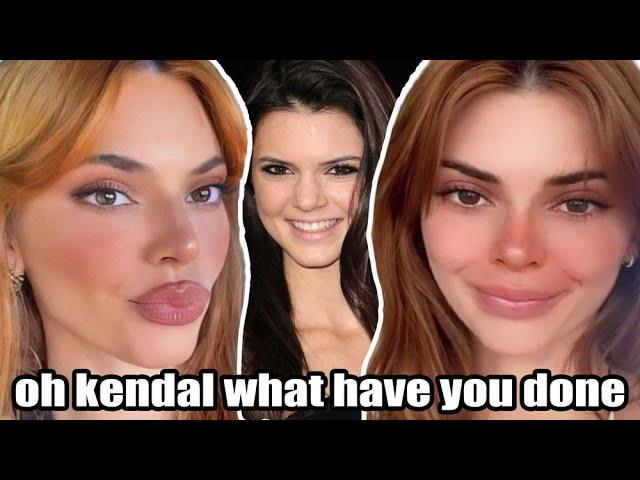 wtf happened to kendall jenner's face...?!