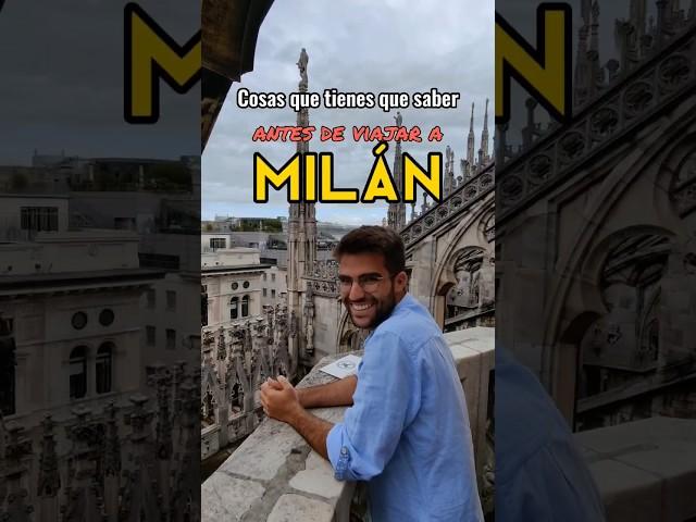 Tips para viajar a Milán ️ #milan #italia #viajar