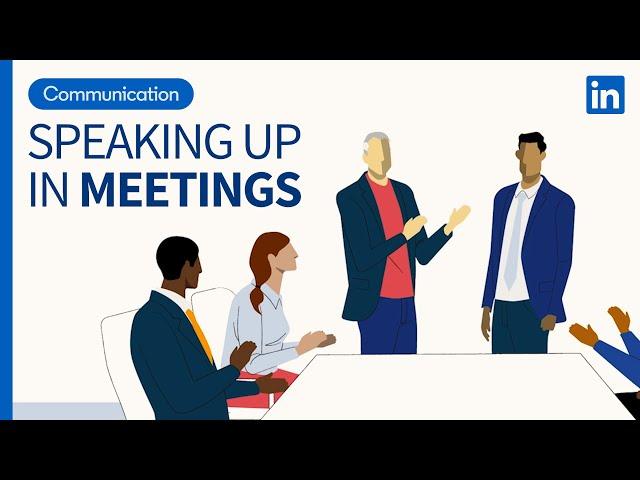 Communication Tip - Speaking up in meetings