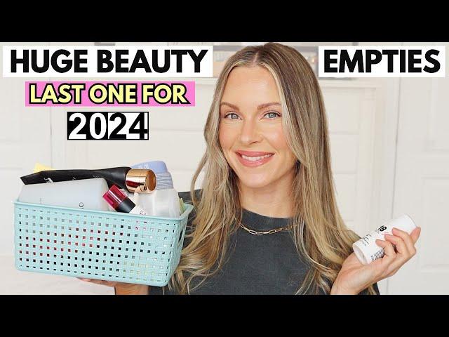 BEAUTY PRODUCT'S I'VE USED UP || SKINCARE, MAKEUP AND HAIRCARE - BEAUTY EMPTIES 2024