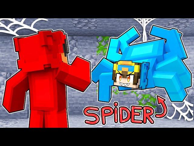 BITTEN by a MEAN SPIDER In Minecraft!