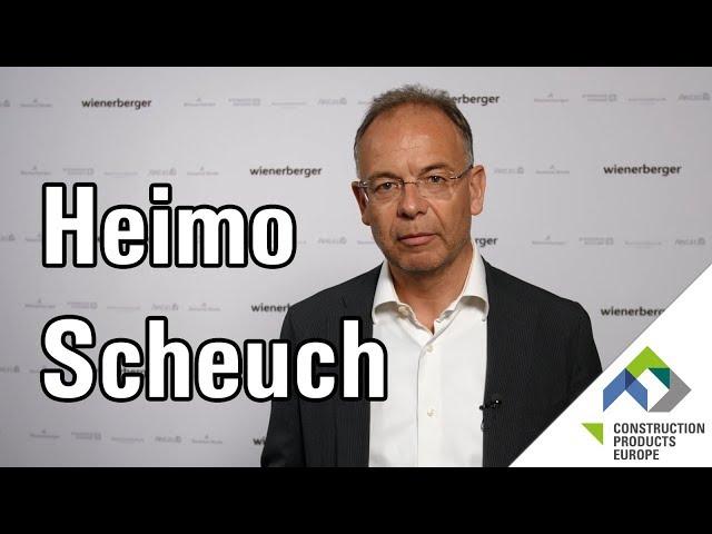 Heimo Scheuch - The construction products industry