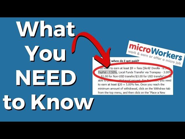 Microworkers Review – The Good & The Bad! (See What You Really Get)