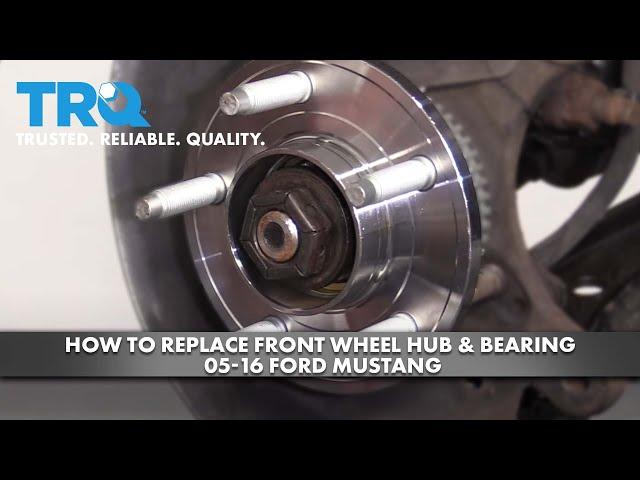 How to Replace Front Wheel Hub & Bearing 05-16 Ford Mustang