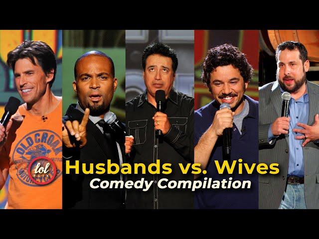 Husbands vs. Wives Comedy Compilation | A funny look at the differences between the sexes | LOLflix