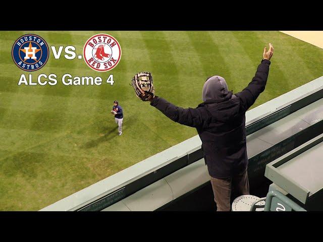 What’s it like on the GREEN MONSTER for a playoff game?