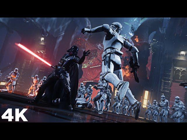 Darth Vader vs Unlimited Clone Troopers - STAR WARS Jedi: Fallen Order