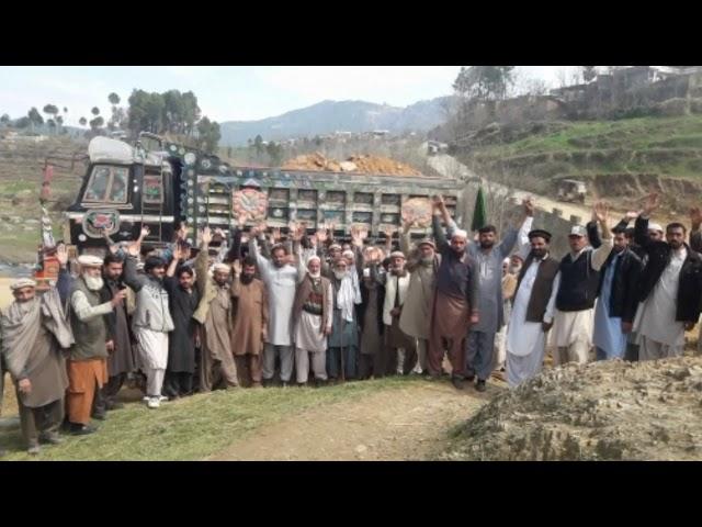 Dam construction manchora dam oghi mansehra construction area