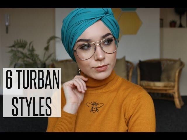 6 TURBAN STYLES with Chiffon Scarves  | NABIILABEE