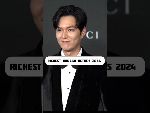 Richest Korean Actors Revealed | #shorts #kdrama