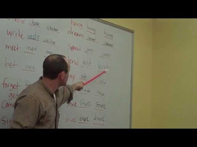 Learn English ESL Irregular Verbs Grammar Rap Song! StickStuckStuck with Fluency MC!