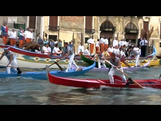 2002 09 01 Regata Storica Uomini su Gondolini a due remi