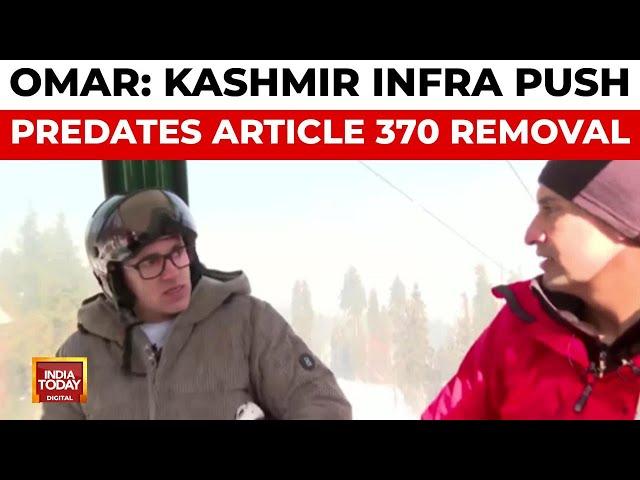 CM Omar Abdullah on Jammu & Kashmir's Infra Push Post Article 370 | Rahul Kanwal | India Today