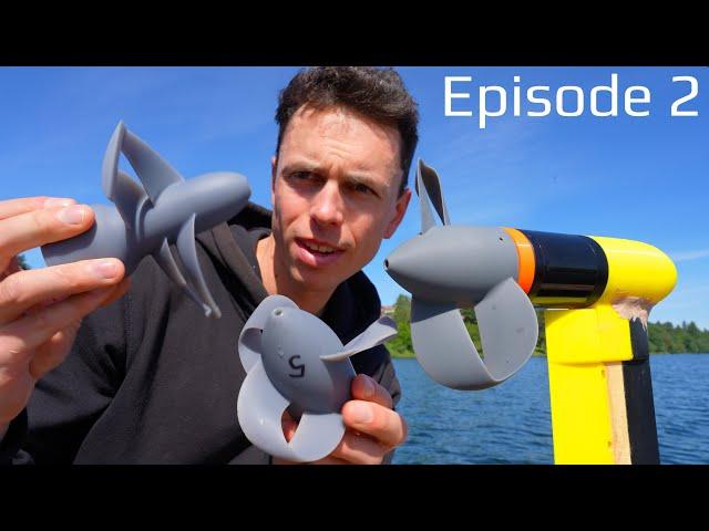 Testing 12 Ultra Efficient Electric Boat Propellers