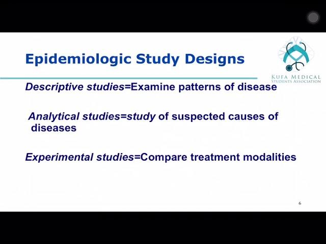 Health and Disease in Population -Session 5\ By KMSA