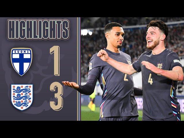 Finland 1-3 England | Three Lions Bounce Back In Helsinki | UEFA Nations League Highlights | England