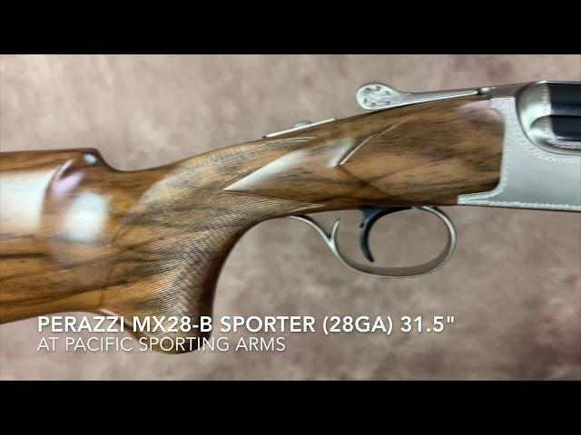 Perazzi MX28-B Sporter (28GA) 31.5" Sporting Clay Shotgun at Pacific Sporting Arms