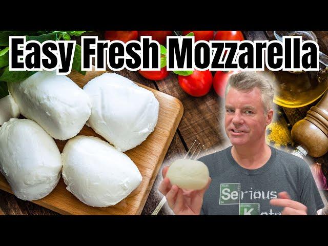 Make Fresh "Mozzarella" for 20% of the Cost - with Ingredients You Have in Your Pantry