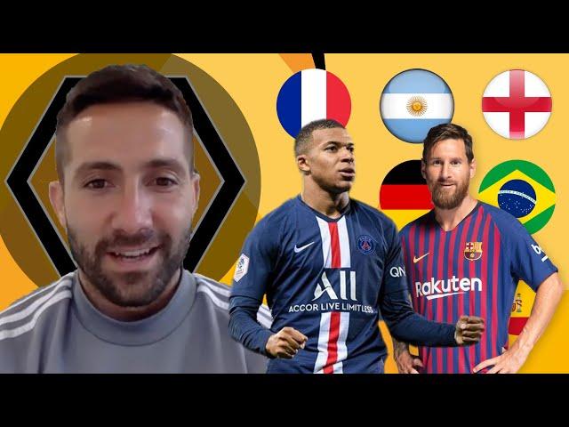 Around The World: João Moutinho names his best player from every major footballing nation