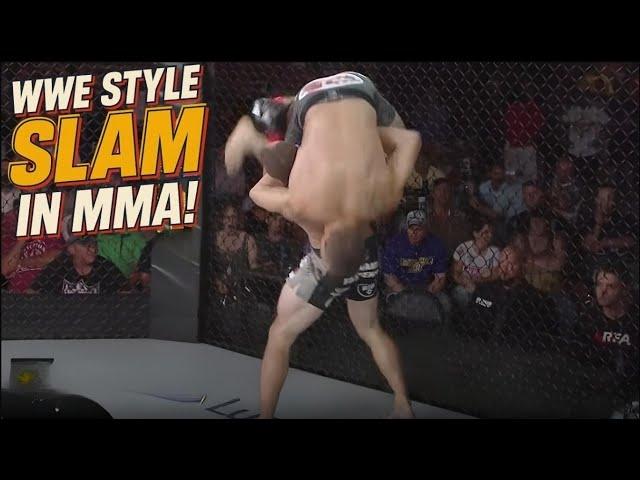 SIMPLY INSANE SLAM IN MMA FIGHT! | LFA Fights