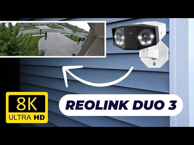 Dual-Lens/All-Seeing Powerful Camera // ReoLink Duo 3