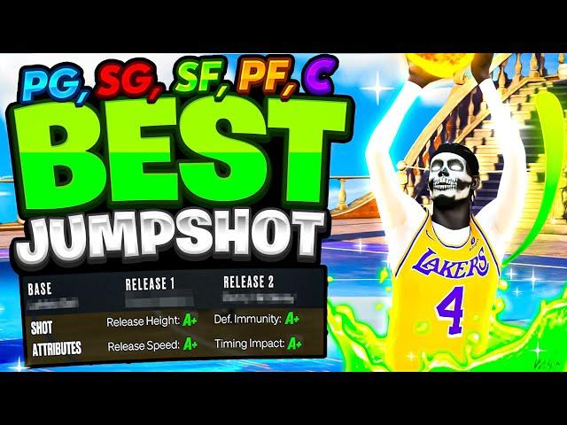 NEW BEST JUMPSHOTS FOR ALL BUILDS + 3PT RATINGS IN NBA2K25! HOW TO TIME EVERY JUMPSHOT TO NEVER MISS