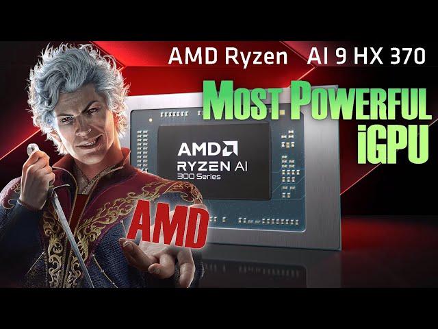 NEW! - AMD Ryzen AI 370 with 890m iGPU  - VERY Demanding Game Testing