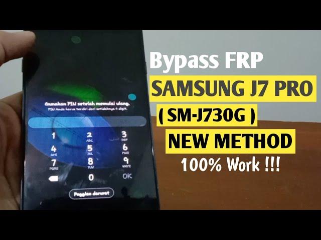 Bypass Frp Samsung J7 Pro (SM-J730G) 9.0 New Method 100% Work !!