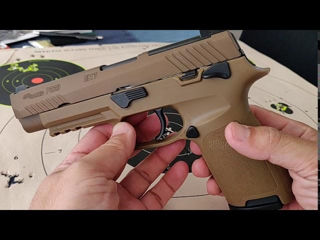 Sig Sauer M17 (vs Glock G19X)