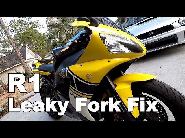 Budget Motorcycle Build: $7 Fix For Leaking Forks Yamaha R1