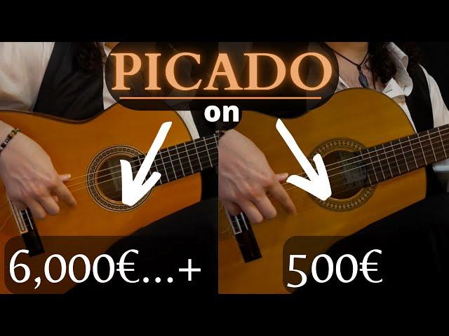 PICADO on a 6,000€+ vs a 500€ Guitar - Is it really worth it?