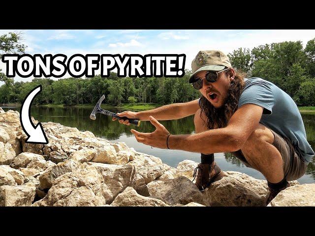 I Found Pyrite Crystals (Fools Gold) in Michigan! Gem and Mineral Hunting the Great Lakes State