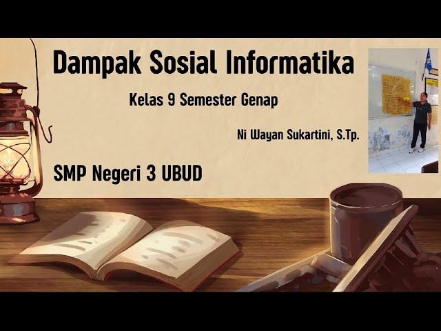 110 Dampak Sosial Informatika Kelas 9 Genap