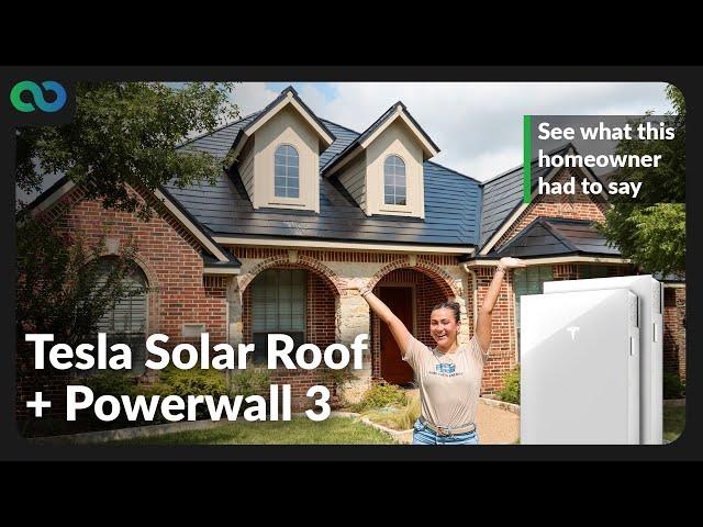 First Tesla Powerwall 3 & Solar Roof Installation | Homeowner Experience