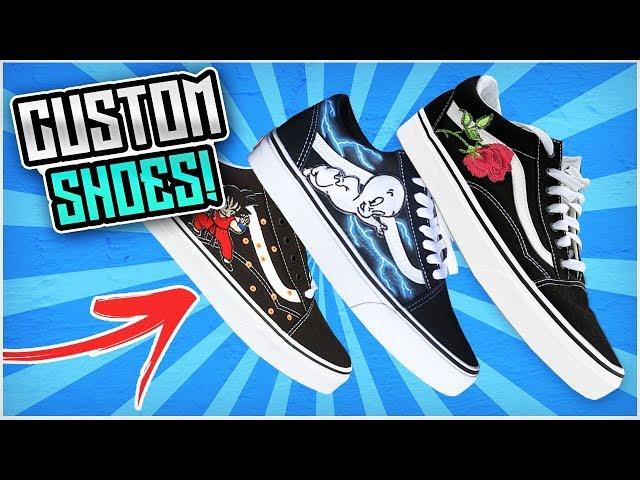 SICKEST CUSTOM VANS SHOES 2017! (ROSES)