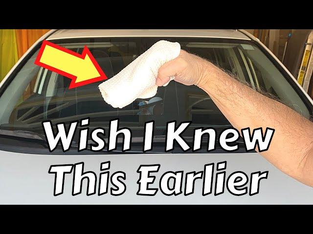 A Much Easier Way to Clean the Inside of Your Windshield