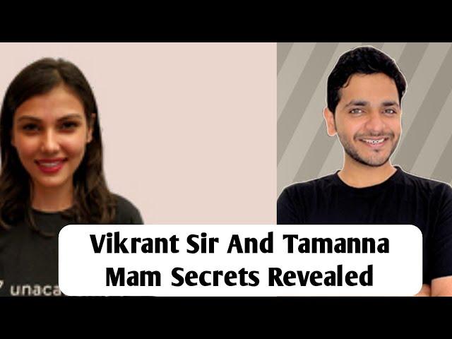 Vikrant Sir And Tamanna Mam Secrets Revealed || Vikrant Kirar || Tamanna Chaudhary || Vikrant SIR ||