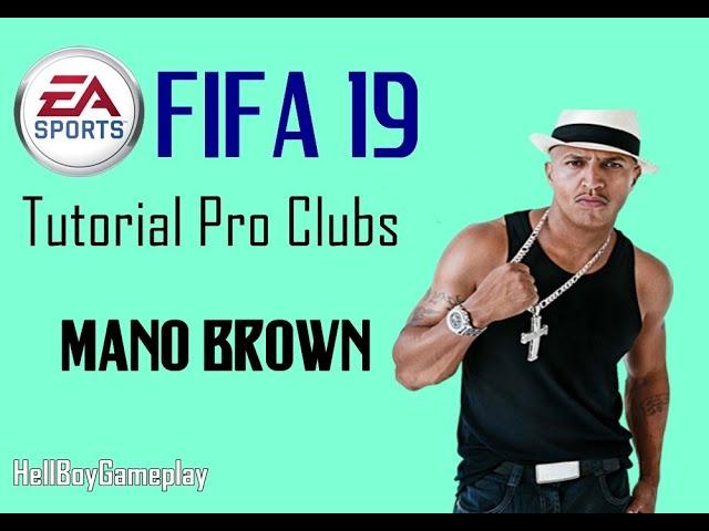 Fifa 19 | Tutorial face Mano Brown | Pro clubs