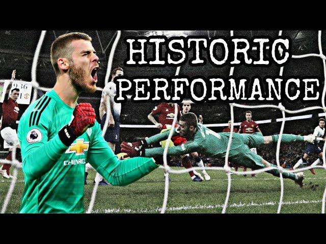 De Gea vs Tottenham 2018-19 | HISTORIC PERFORMANCE • HD