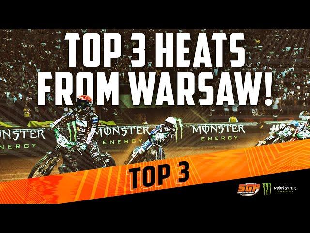 Top 3 Speedway GP Heats from Warsaw!  | FIM Speedway Grand Prix