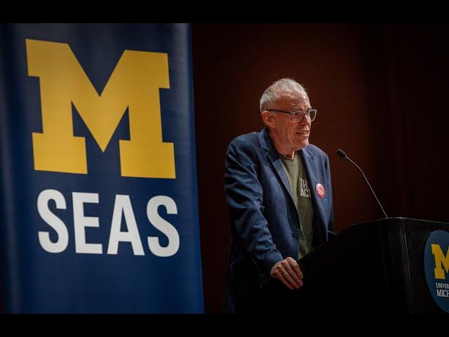 2024 Michigan Climate Summit Keynote speaker: author, educator, and environmentalist Bill McKibben.