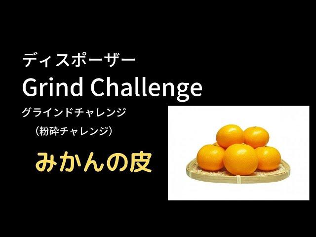 【みかんの皮】エマソン社 ディスポーザー AC105-B イン・シンク・イレーター グラインドチャレンジ