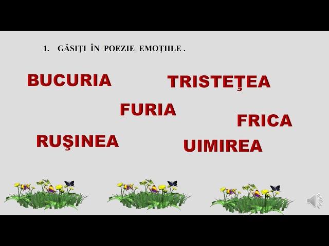 Tema: EMOȚIILE