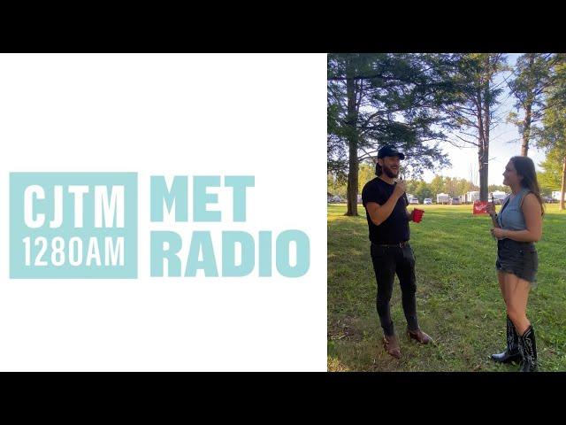 Nate Haller Interview - Boots and Hearts 2024 - Met Radio CJTM 1280 AM