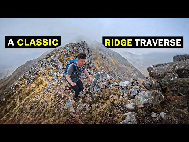 Hiking the 5 Sisters of Kintail Ridge Traverse, Scotland