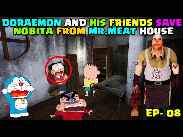 Doraemon and friends save nobita from Mr meat house I  Doraemon Granny I Granny