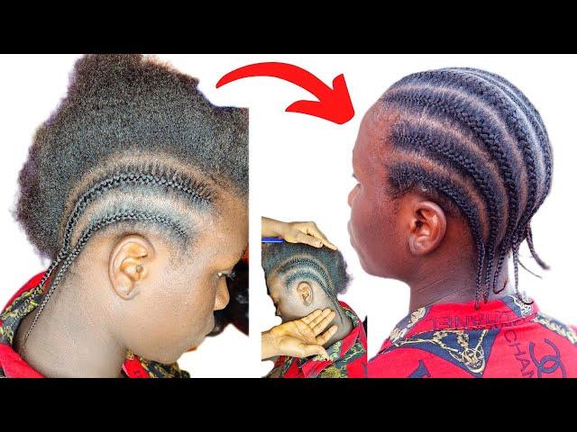 One of African Hairstyles called DIDI/ inner conrow (Detailed Tutorial #1