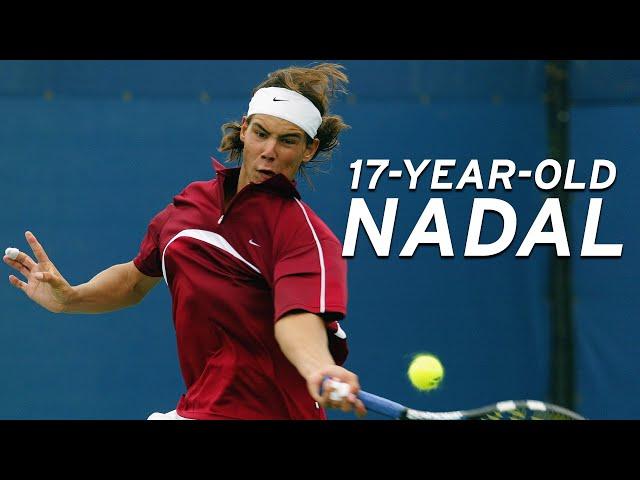 Rafael Nadal vs Younes El Aynaoui in his first televised US Open match! | US Open 2003 Round 2